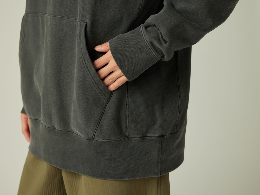 【先行予約商品】Garment Dyed Hoodie S CHARCOAL
