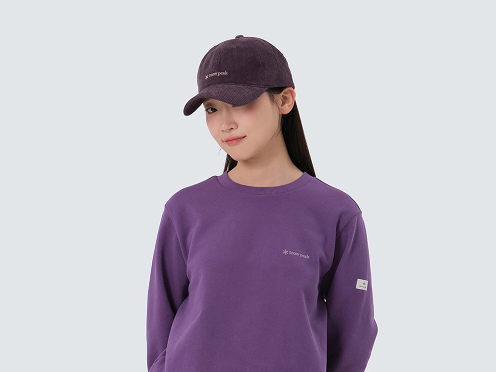 Corduroy Ball Cap M PURPLE