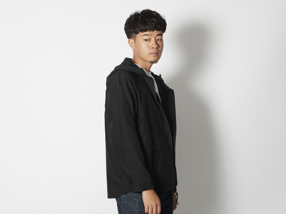 Light Mountain Cloth Zip Up Parka 1 Navy