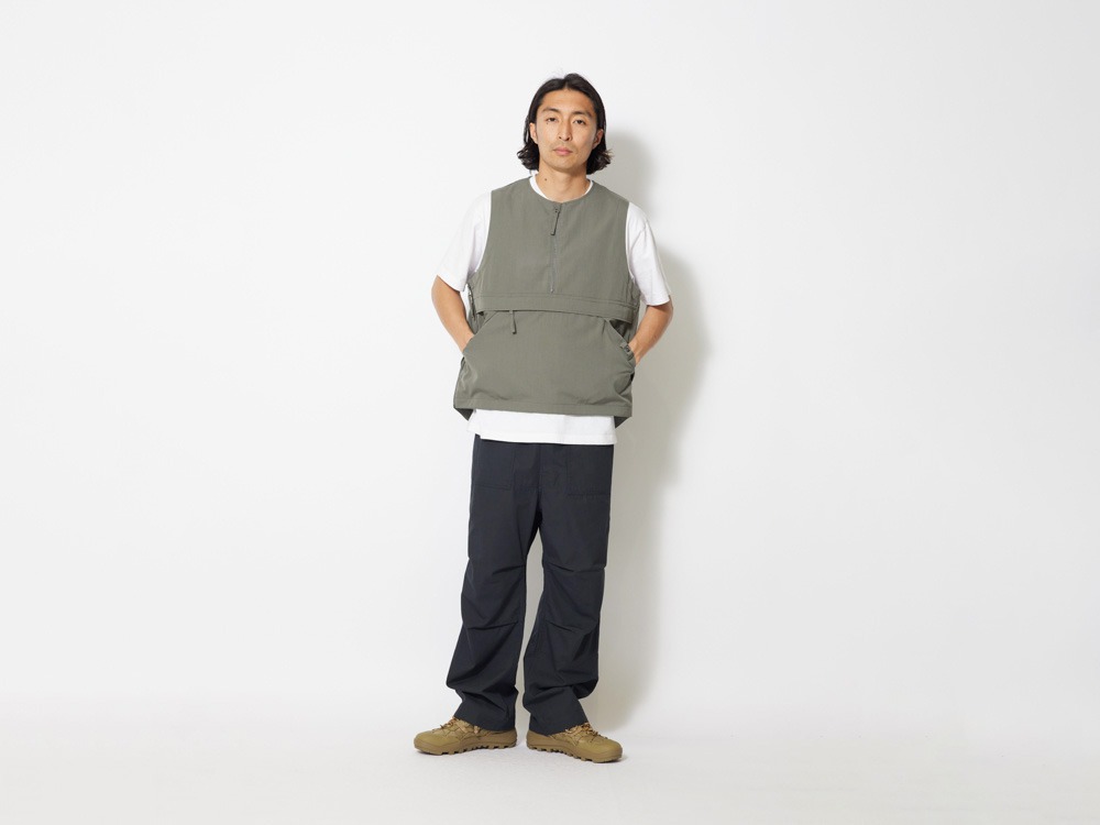 TAKIBI Weather Cloth Vest S Black