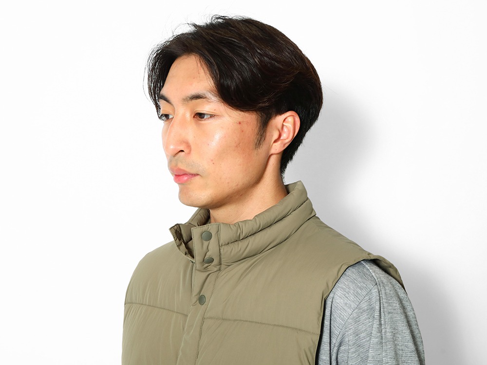 Recycled Nylon Ripstop Down Vest M BG(JK-21AU00603BG) | ダウンの 