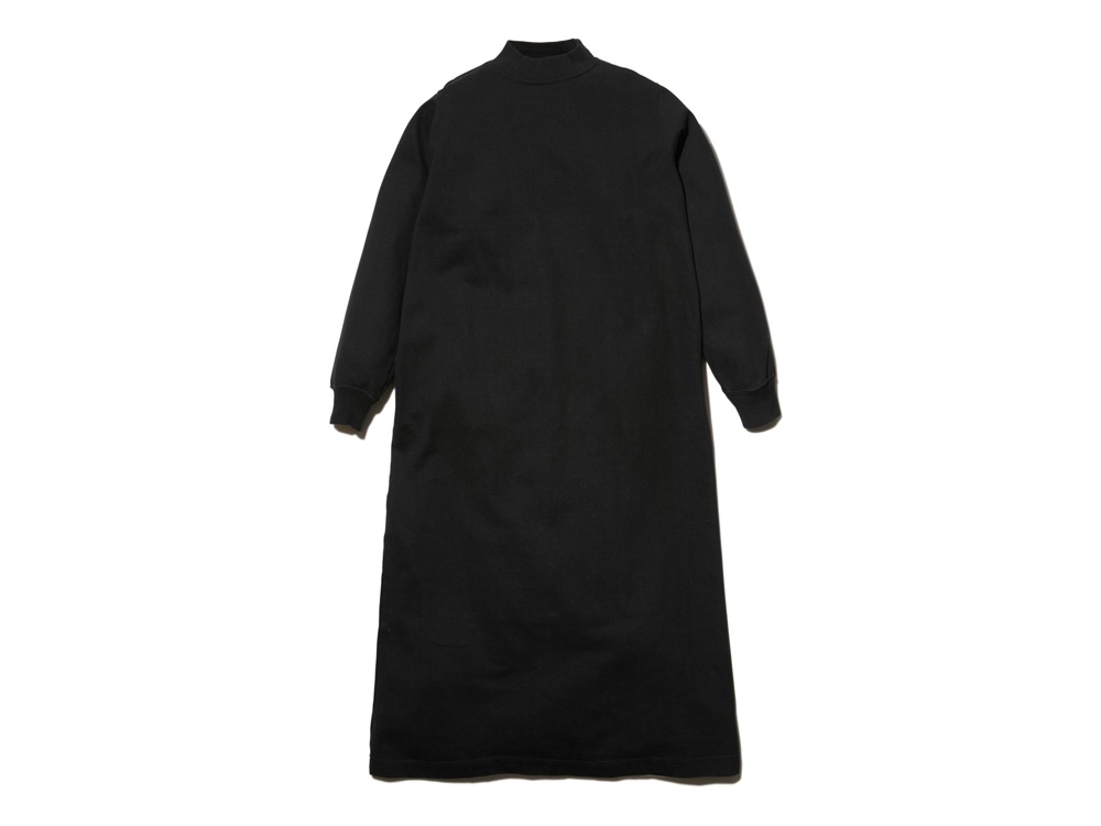 Heavy Cotton L/S Dress 3 Black