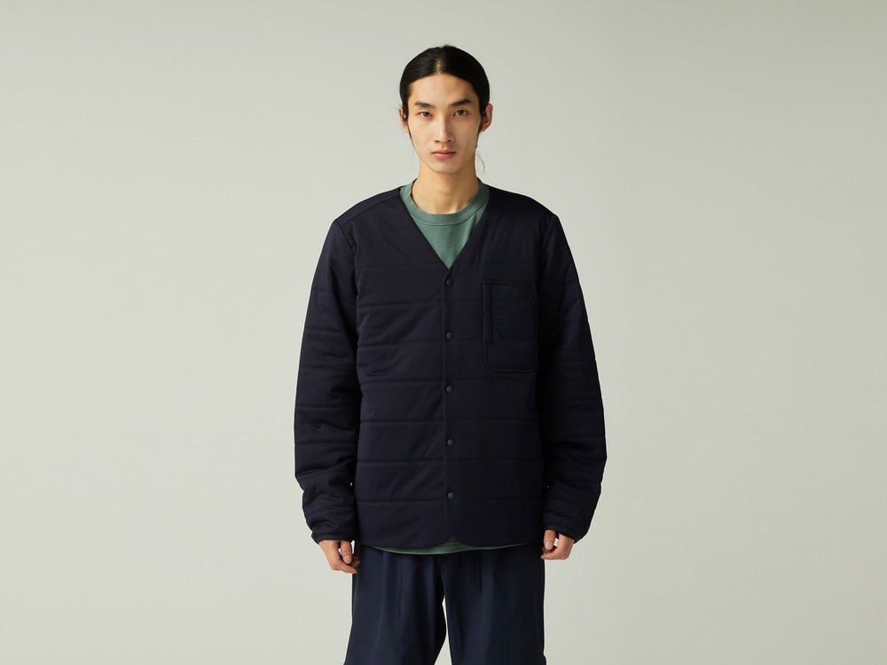 Flexible Insulated Cardigan 2 BLACK