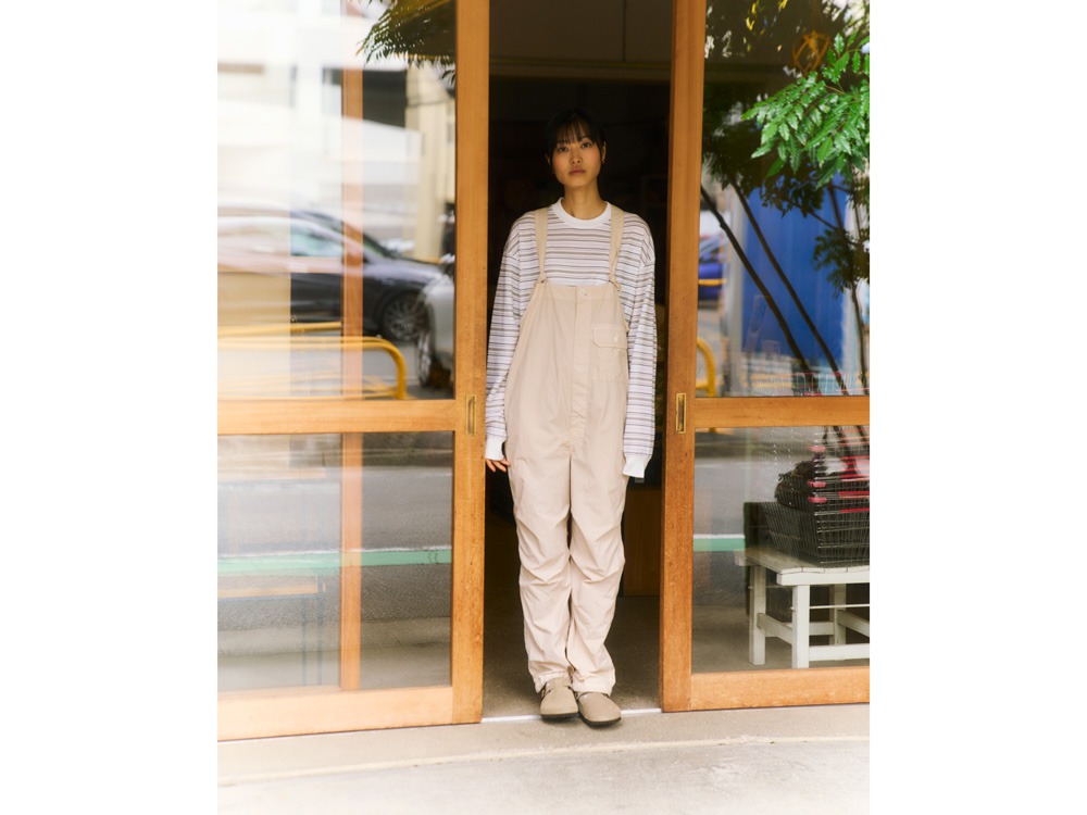 Garment Dyed Overalls 1 BLACK