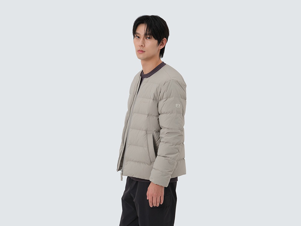 Land Lightweight Down Jacket M FOG GREY