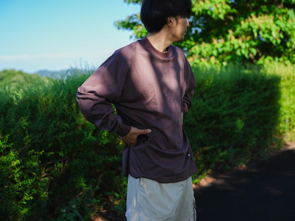 OG CottonMercerizedBD L/S T-Shirt M BLUE BD