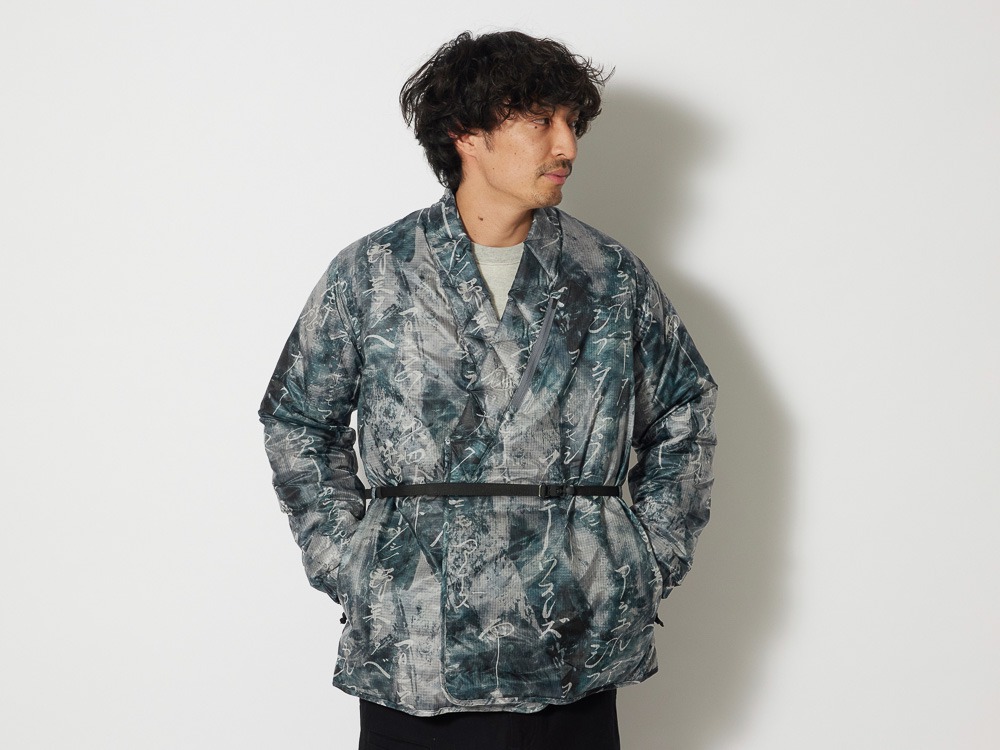 Winter Down HAORI Jacket S Grey