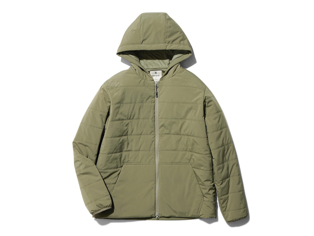 Flexible Insulated Zip Up Hoodie M Olive