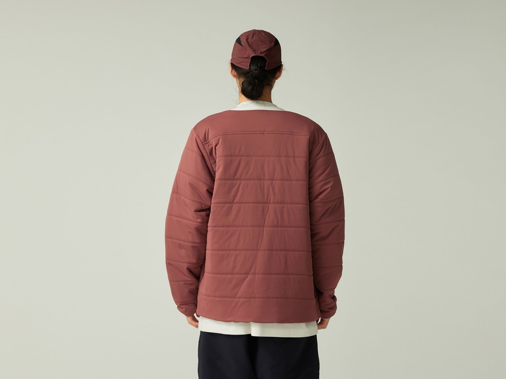 Flexible Insulated Cardigan S LIGHT BROWN