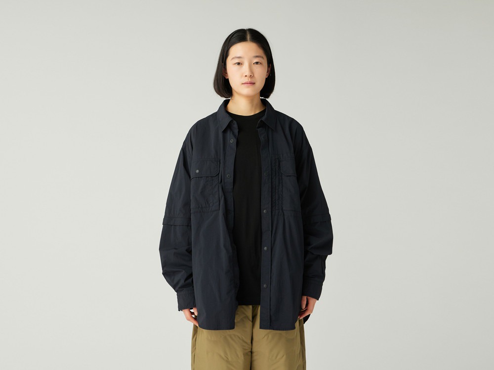 【先行予約商品】Garment Dyed Convertible Shirt M IVORY