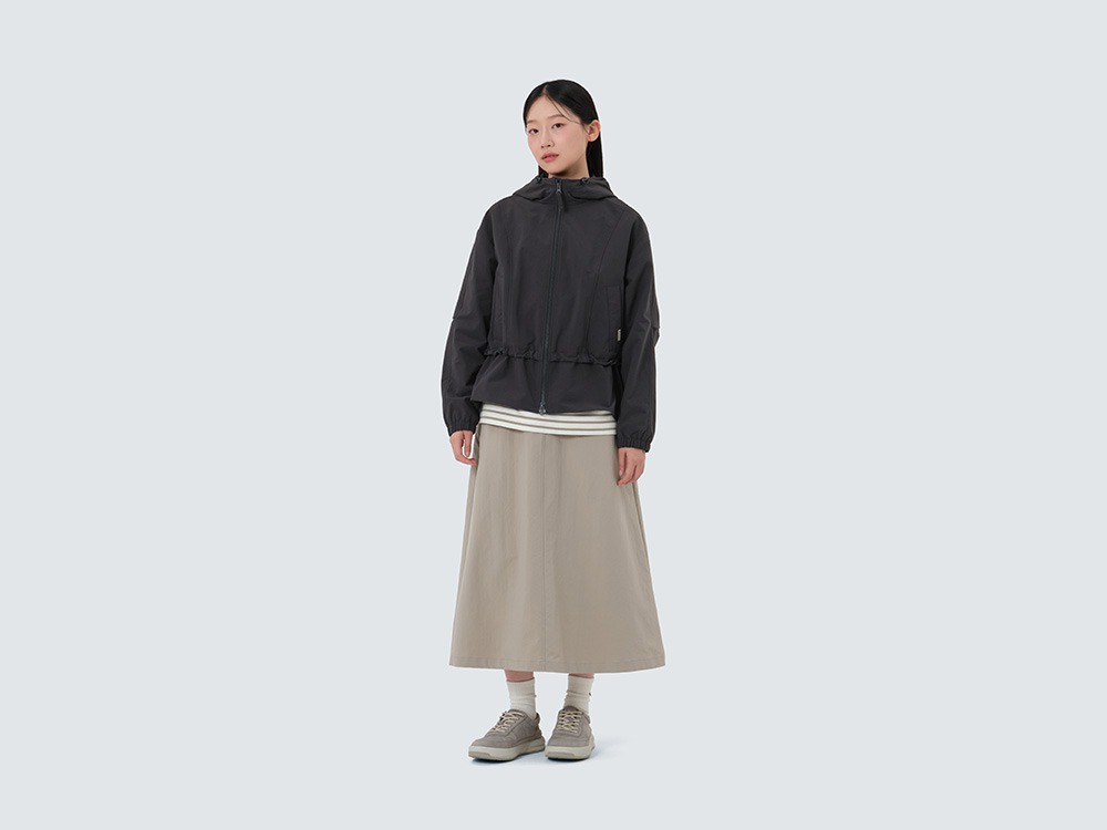 Polywasher Skirt S KHAKI BEIGE