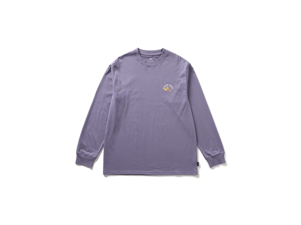 Living With Nature L/S T-Shirt M PURPLE