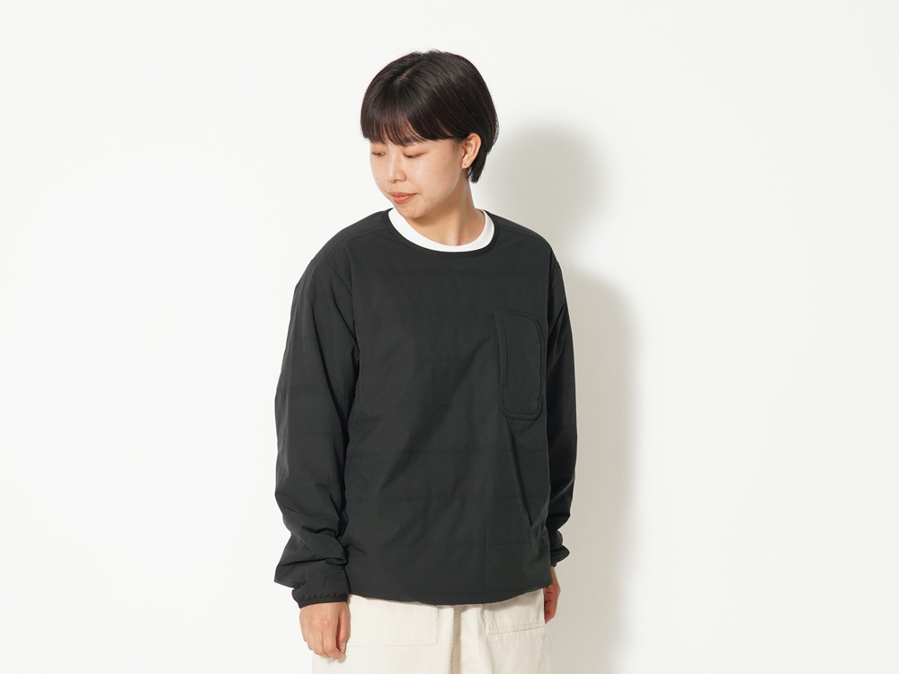 Flexible Insulated Pullover L Brown(SW-23SU00204BR
