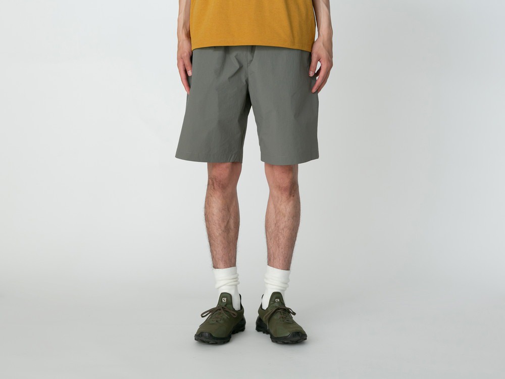 Nylon Tussah 2Way Shorts M GREY