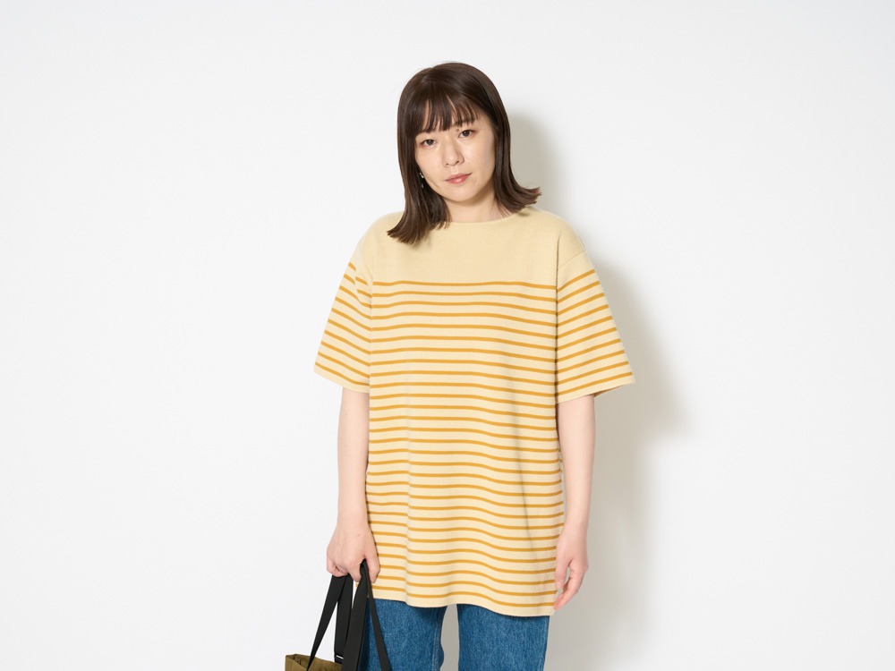 Co/Ny/Pe S/S Boat Neck Pullover S ECBL