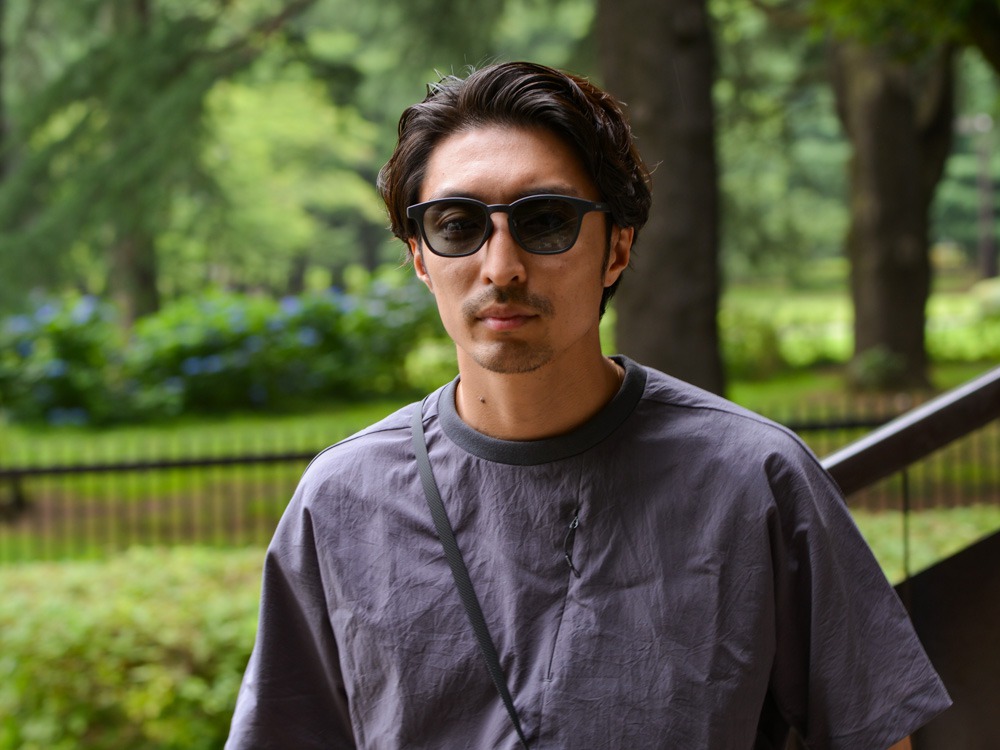 JINS × Snow Peak Rubber Sunglasses Matte Black (Wellington)(URF