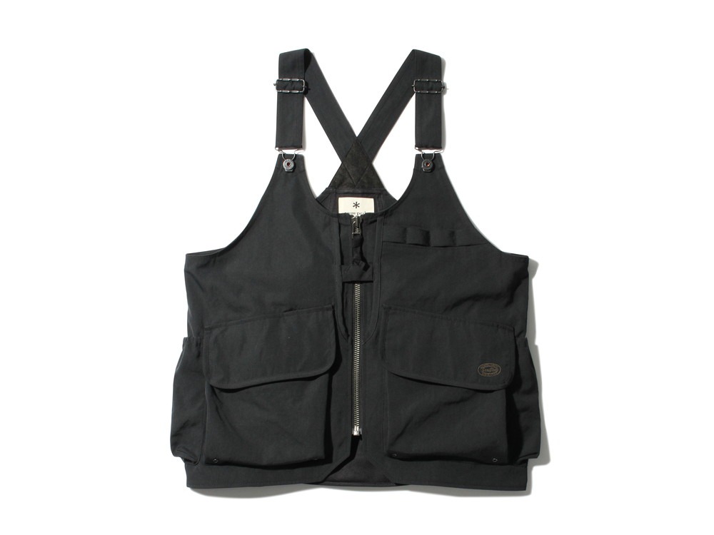 TAKIBI Weather Cloth Vest S Black(JK-24SU10202BK) | TAKIBI