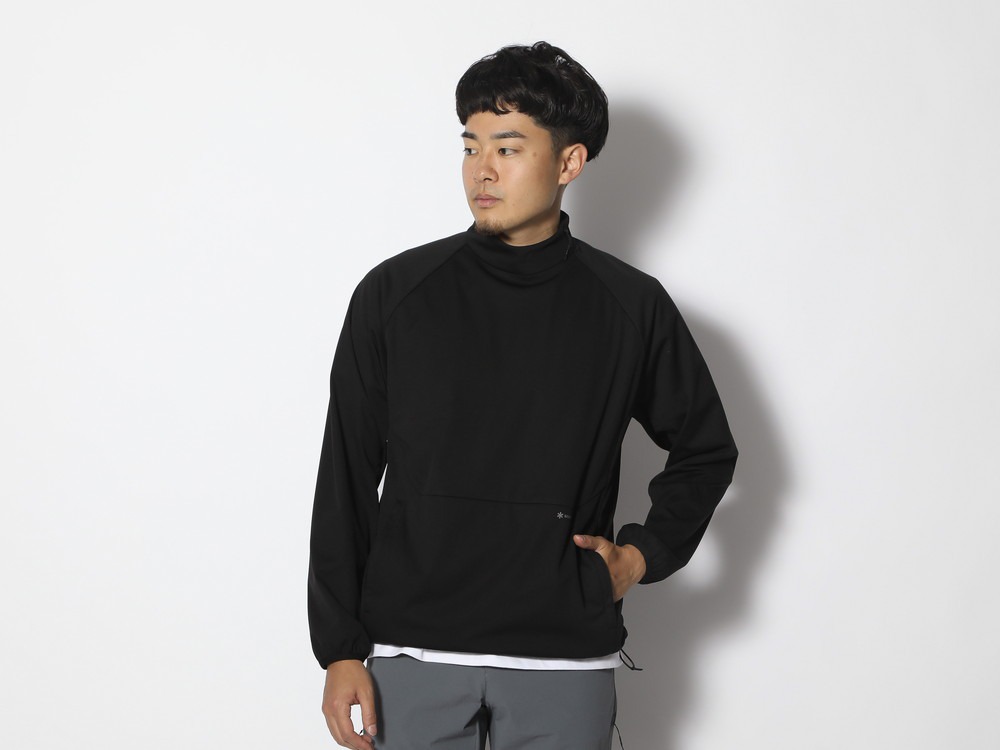 【期間限定価格 5月6日まで】Lightweight Softshell Pullover 1 Black