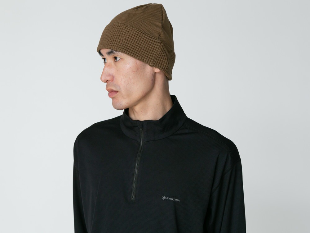 Pe Power Dry Half Zip Pullover L IVORY