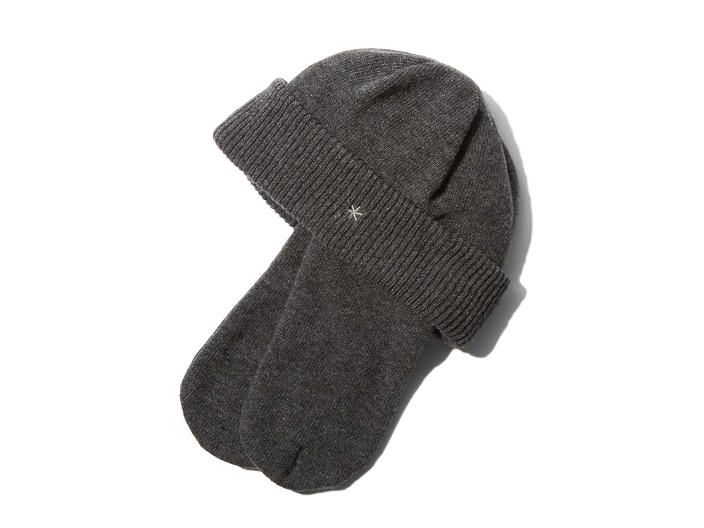 Knit Flight Cap One Grey