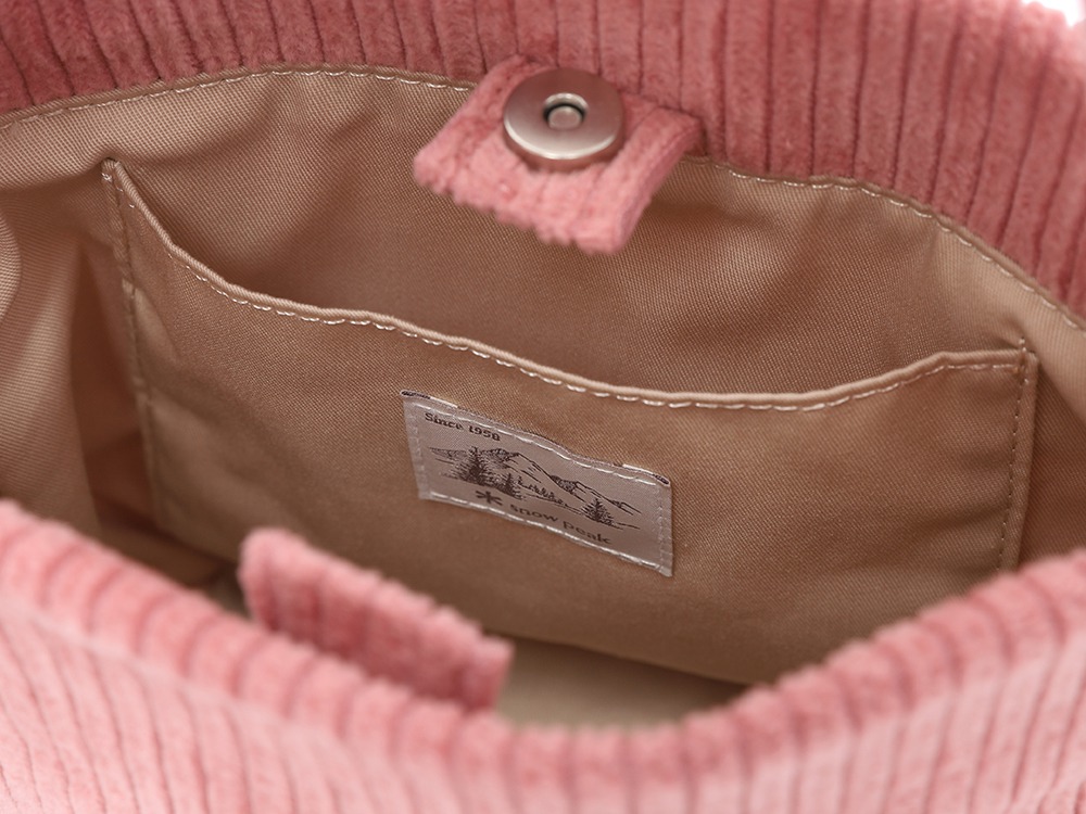 Corduroy Micro Tote Bag One LIGHT PINK