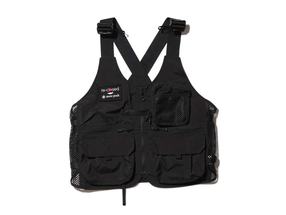 Toned Trout Camp Vest 1 Black