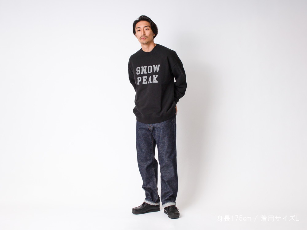SP Felt Logo Sweatshirt Pullover XL Black(SP-SW-23AU00105BK