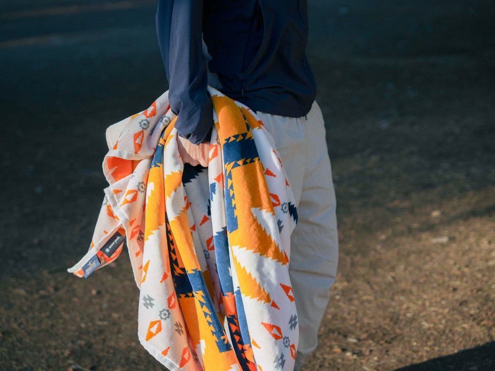 Snow Peak × Pendleton Towel Blanket One OATMEAL