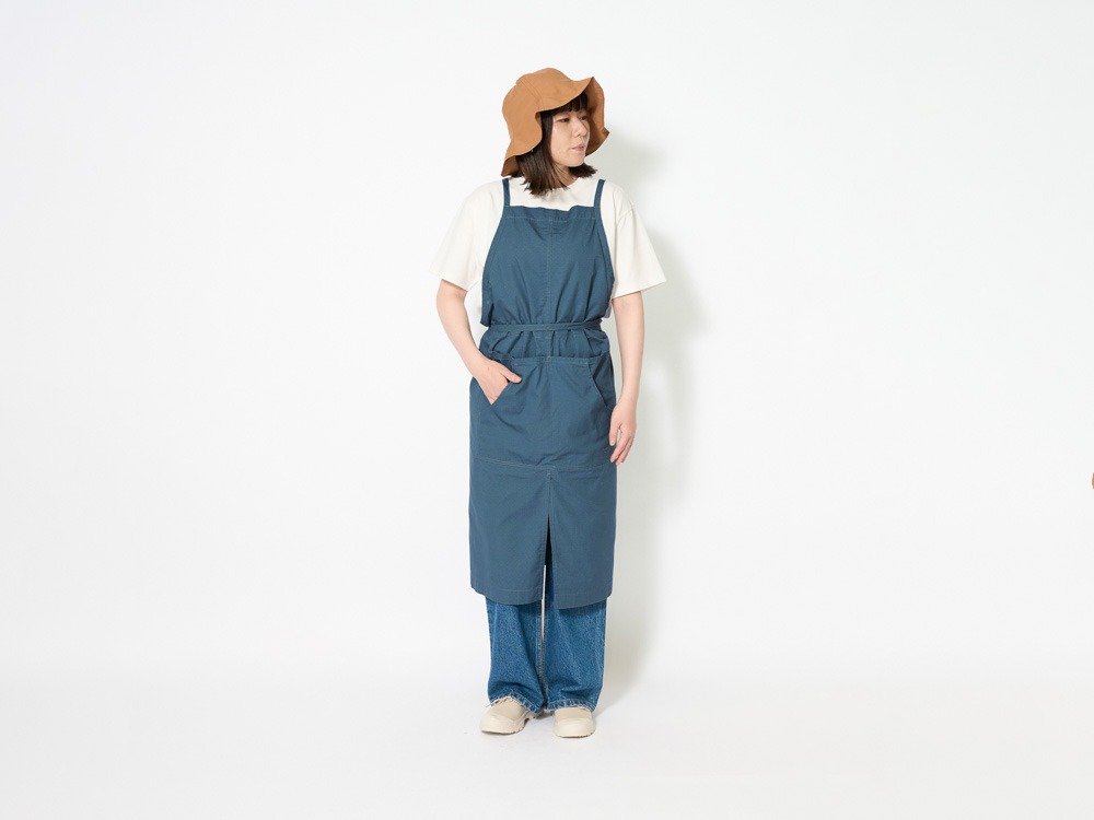 TAKIBI Light Ripstop Apron 1 Navy