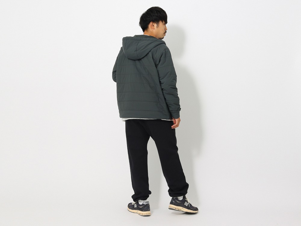 Flexible Insulated Zip Up Hoodie S BK