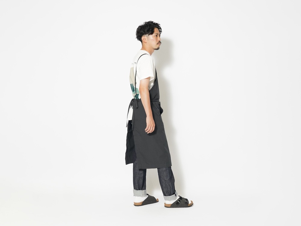 TAKIBI Light Ripstop Apron 1 Ecru