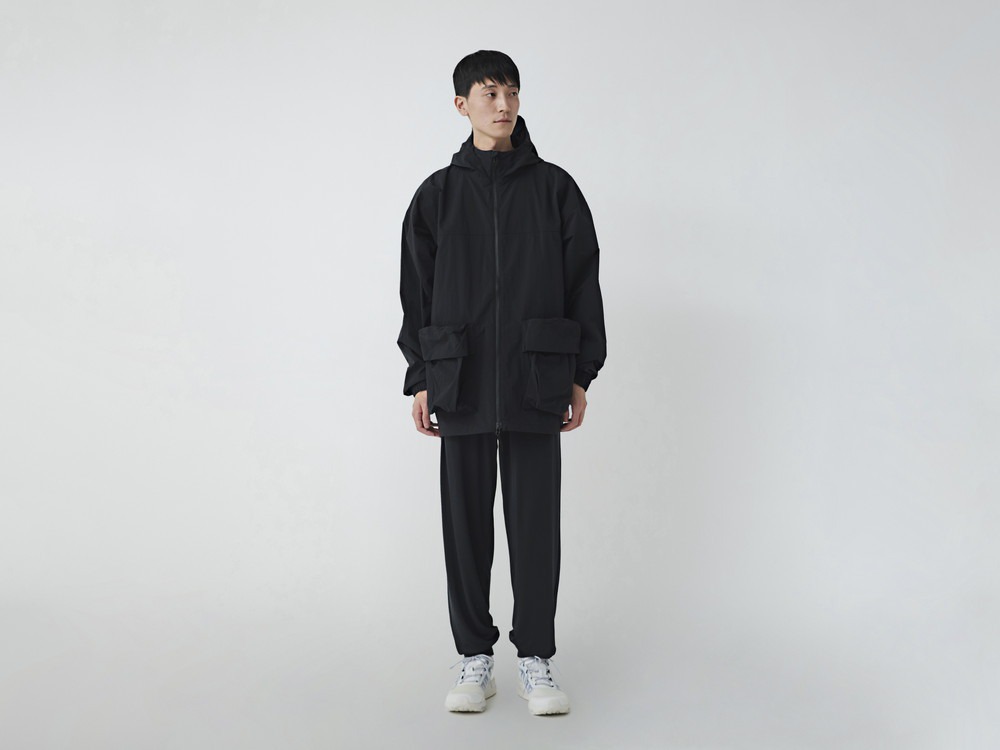 Nylon Tussah Jacket M BLACK