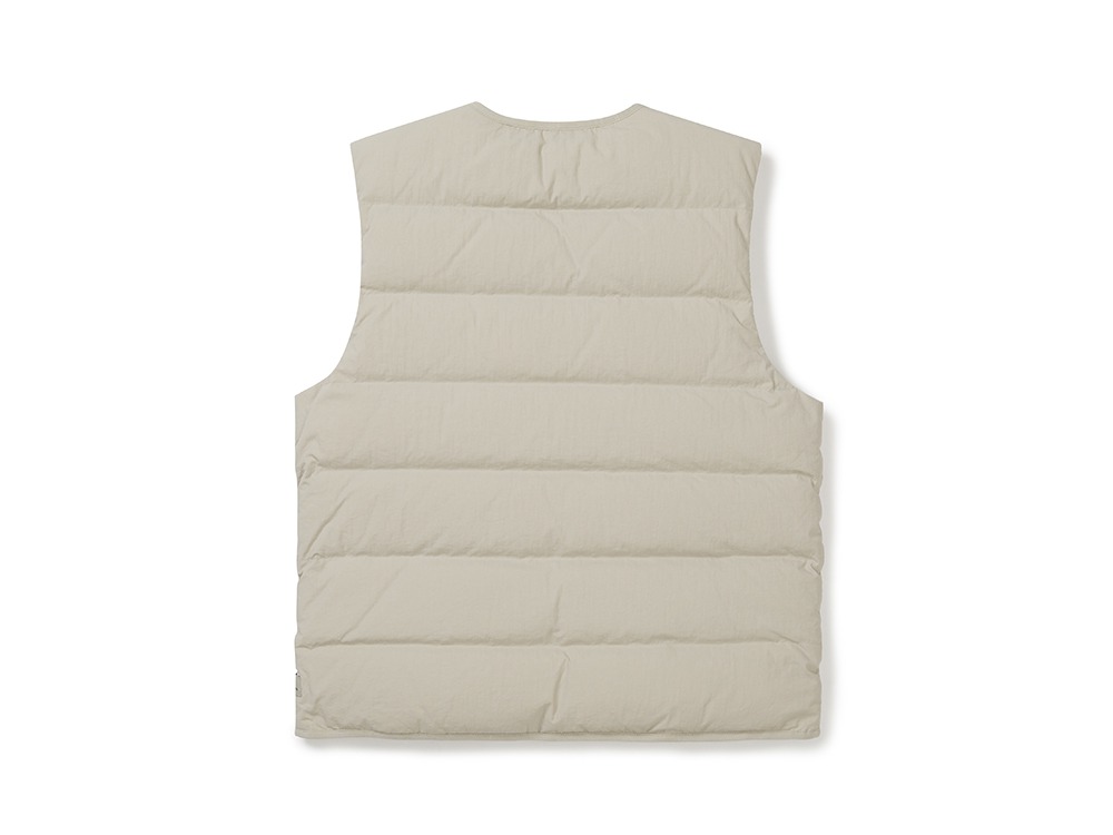 Land Lightweight Down Vest L LIGHT BEIGE