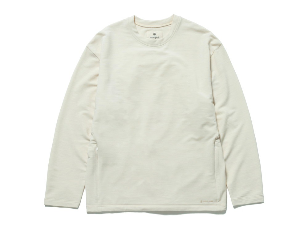 Wool Sweatshirt Pullover S Oatmeal