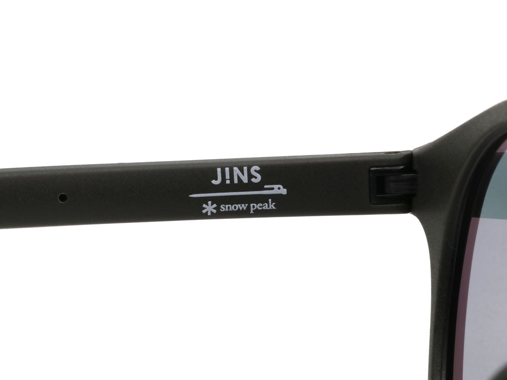 JINS × Snow Peak Rubber Sunglasses 苔(Boston)ドライブレンズ