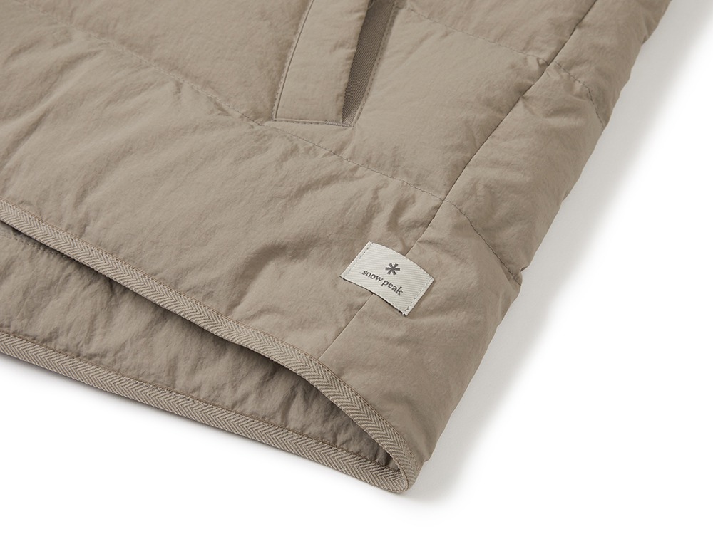 Land Women's Lightweight Down Vest M TAN GREY