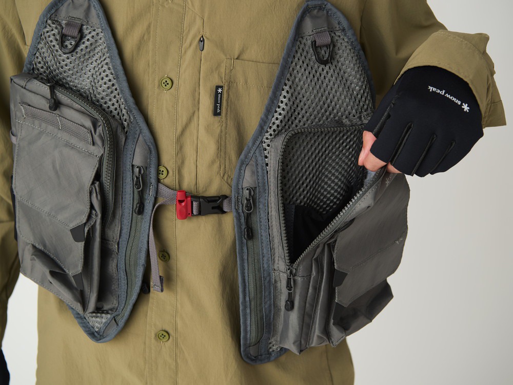 SP FF Joint System Vertical Strap Mesh Vest One GREY