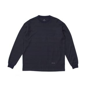 【先行予約商品】Hybrid Wool Mesh Stripe L/S T-Shirt
