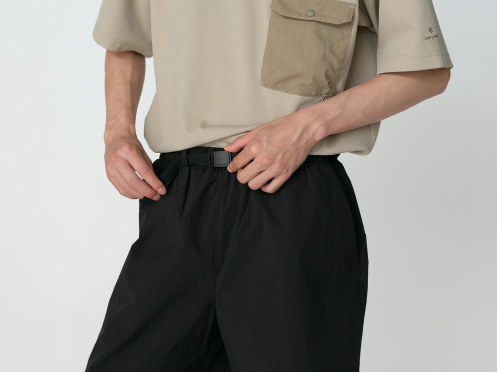 Nylon Tussah 2Way Shorts S LIGHT OLIVE