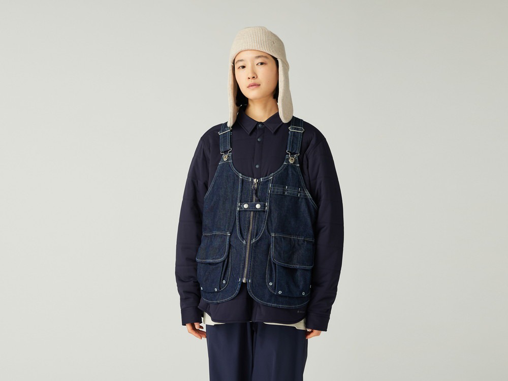 【先行予約商品】TAKIBI Denim Vest S LIGHT BLUE