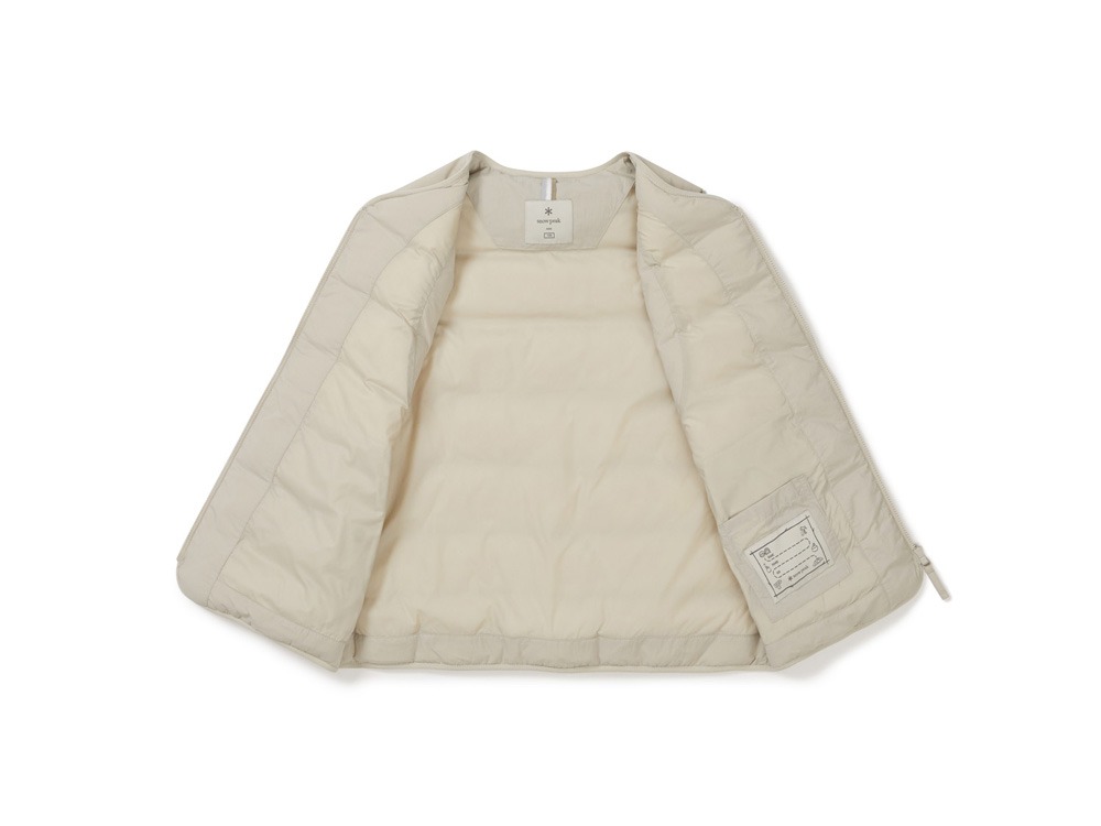Land Kids Lightweight Down Vest 135 LIGHT BEIGE(SI-GS