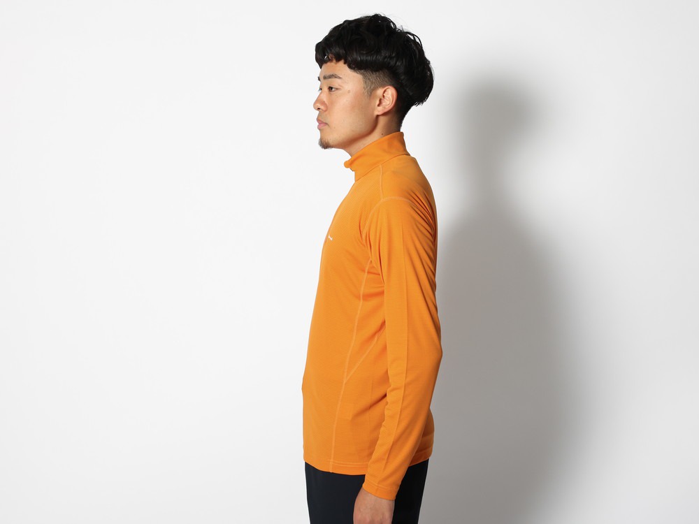 Pe Power Dry Half Zip Pullover M Orange