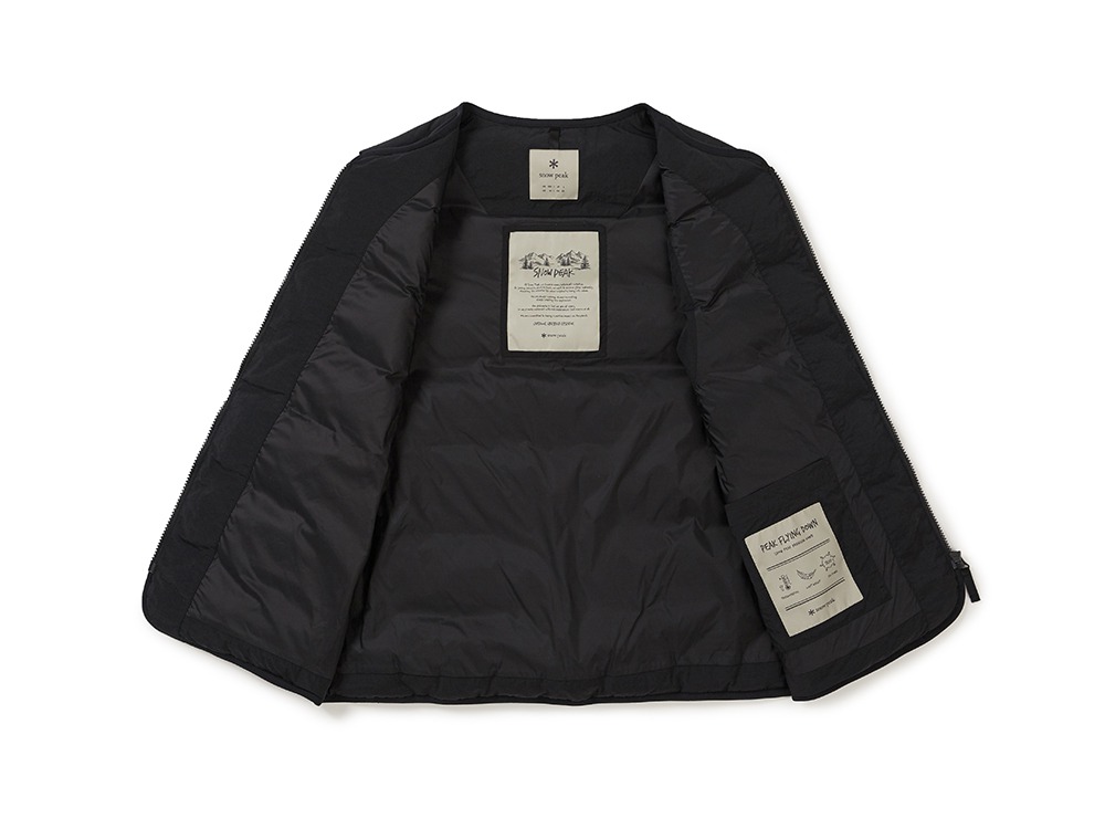 Land Lightweight Down Vest M BLACK
