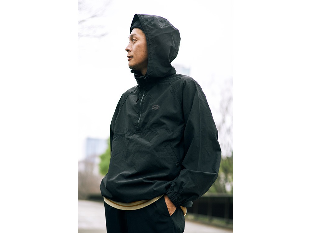 Light Mountain Cloth Parka L Blue