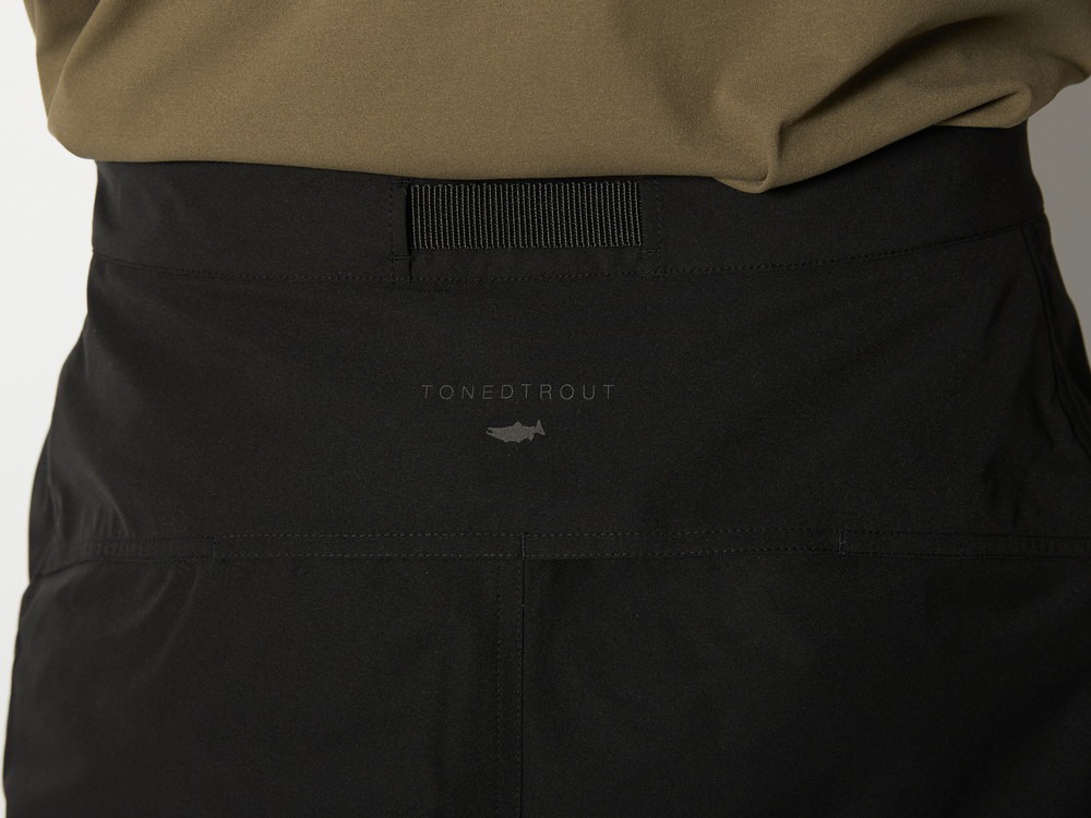 Toned Trout Stretch River Pants S Black