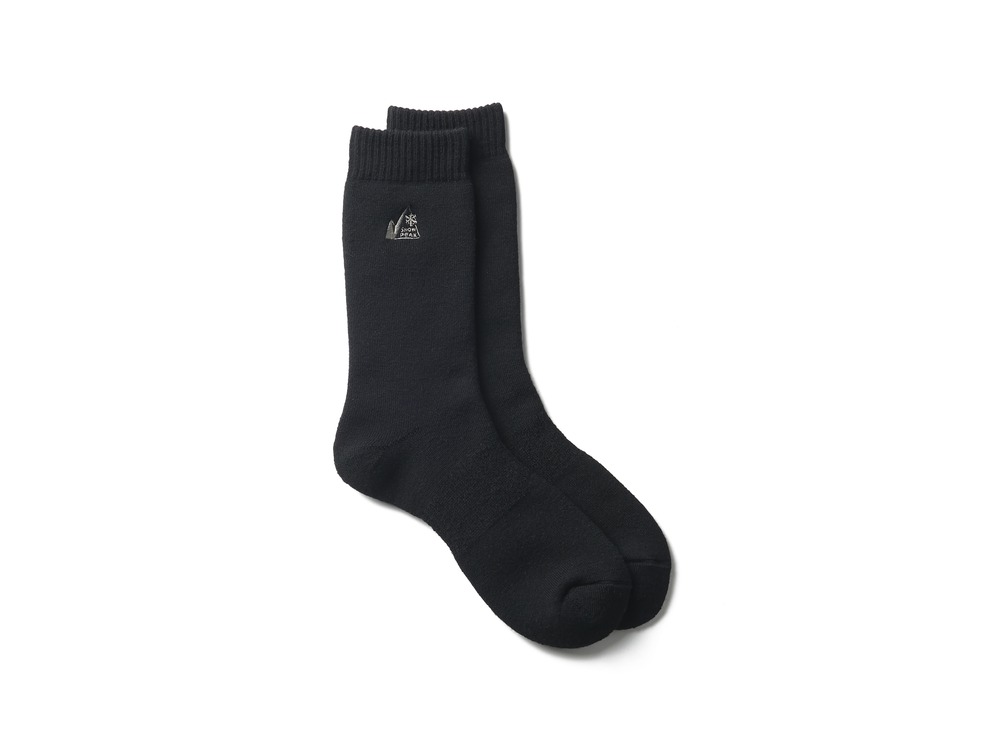 MofM Wool Guide Socks Middle M BLACK