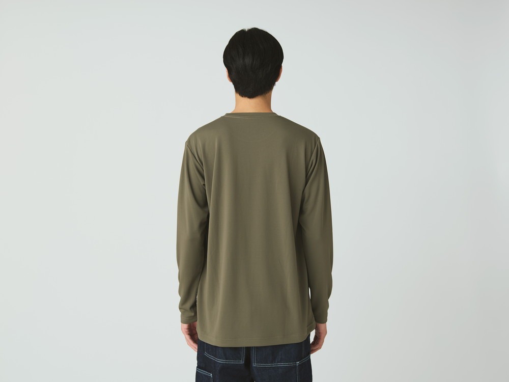 SP Logo Graphic Long Sleeve T-Shirt S GREIGE