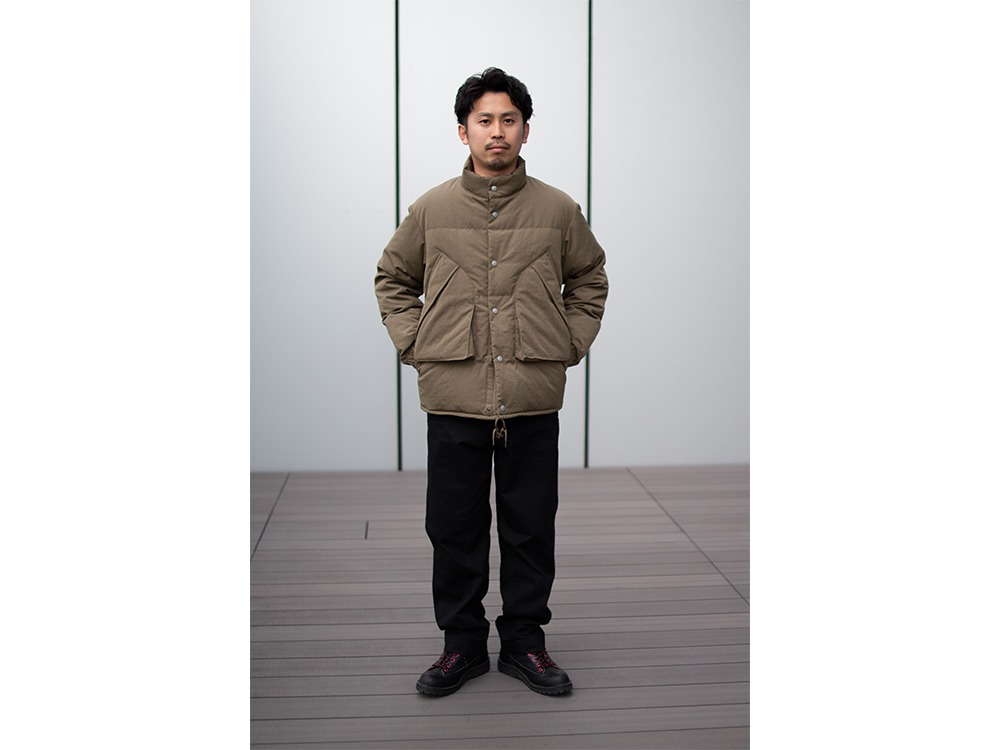 TAKIBI Down Jacket L Olive