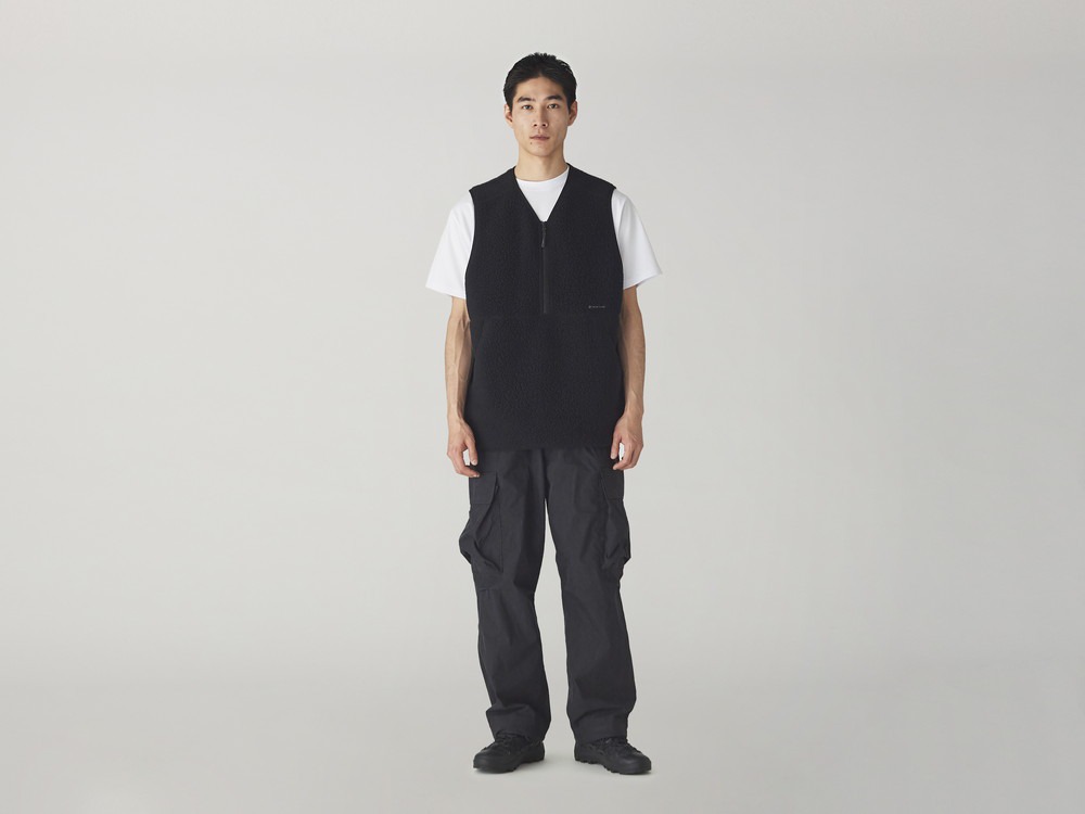 Thermal Boa Fleece Vest L Grey