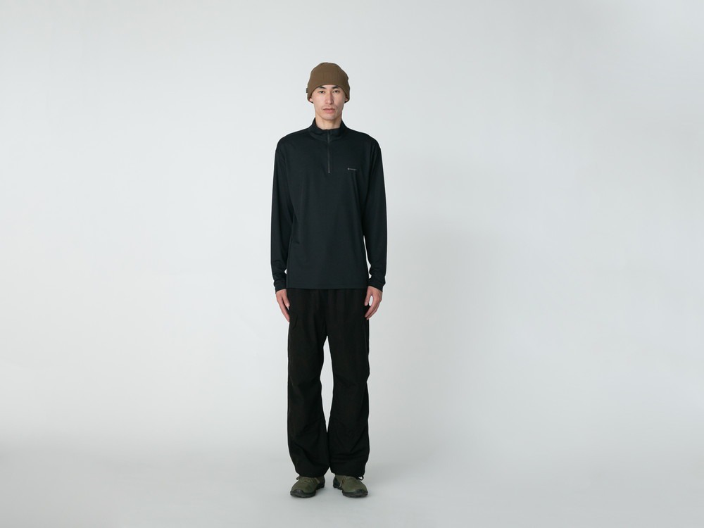 Pe Power Dry Half Zip Pullover L IVORY